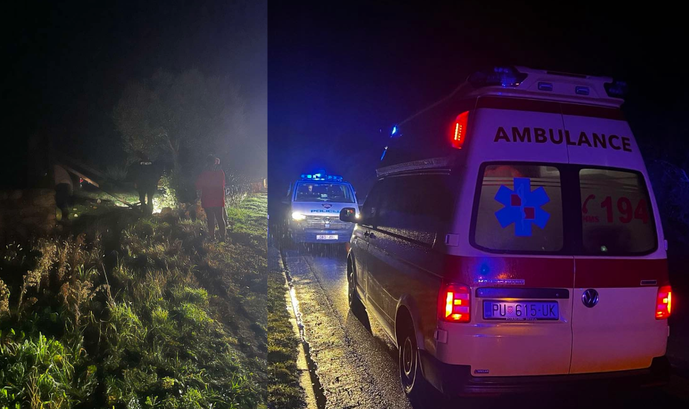 Rovinj: Dvije osobe teško ozlijeđene u prometnoj nesreći koju je izazvao pijani vozač 